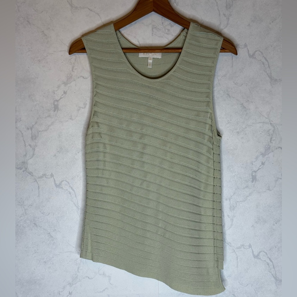 Escada sleeveless knit top